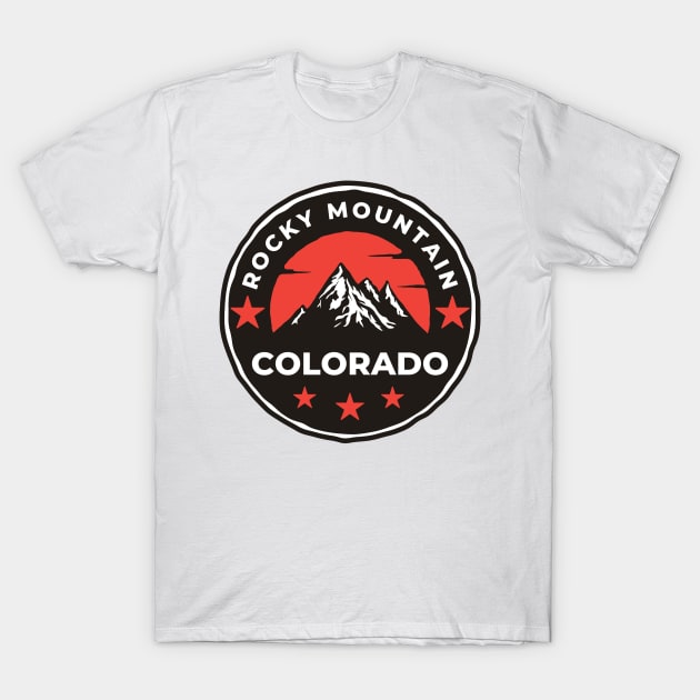 Rocky Mountain Colorado - Travel T-Shirt by Famgift